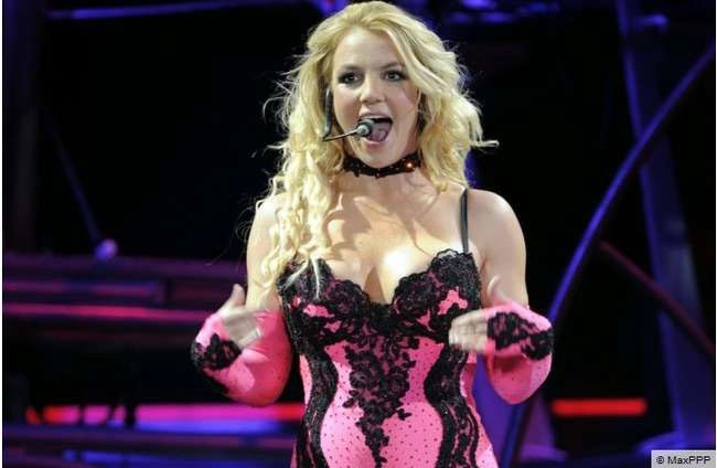 Britney Spears at Femme Fatale Tour in France