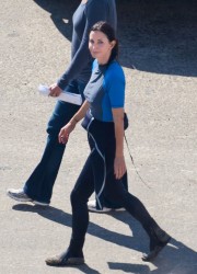 Courteney Cox at Cougar Town