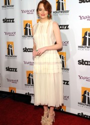 Emma Stone at The Hollywood Film Awards