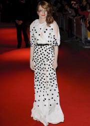 Emma Stone at The Help UK Premiere in London