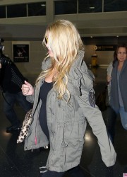 Jessica Simpson at JFK Airport