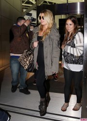 Jessica Simpson at JFK Airport