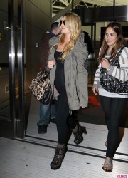 Jessica Simpson at JFK Airport