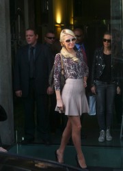 Paris Hilton Arrives at Hotel