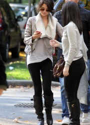 Selena Gomez out in Vancouver