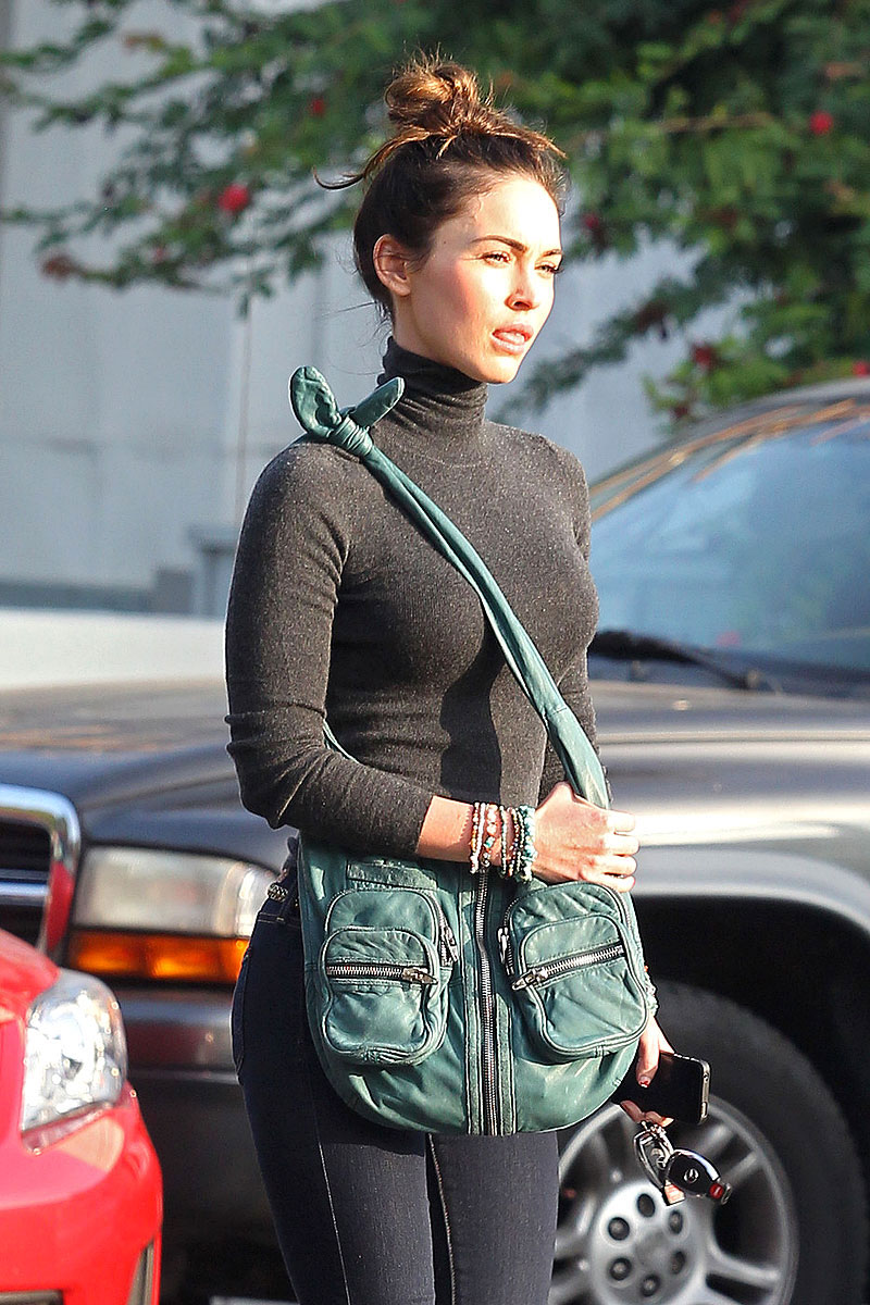 Megan Fox in a Tight Sweater Out in Hollywood - HawtCelebs ...