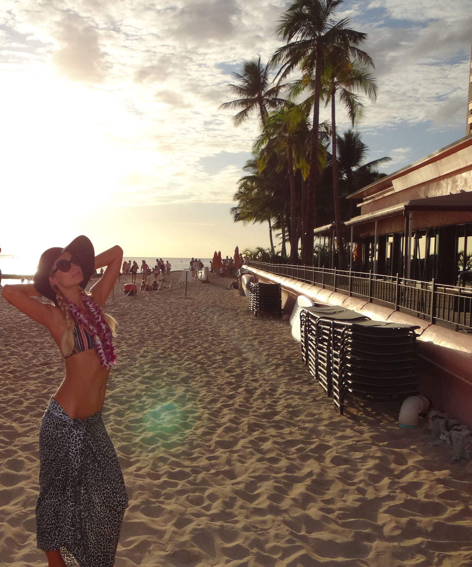 Paris Hilton in Bikini at Calendar Photoshoot in Hawaii - HawtCelebs