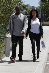 KIM KARDASHIAN and Kanye West