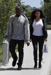 KIM KARDASHIAN and Kanye West