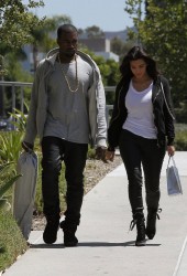 KIM KARDASHIAN and Kanye West