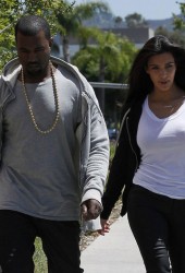 KIM KARDASHIAN and Kanye West