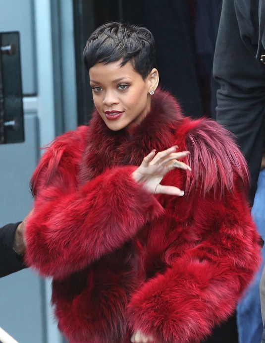RIHANNA in Paris