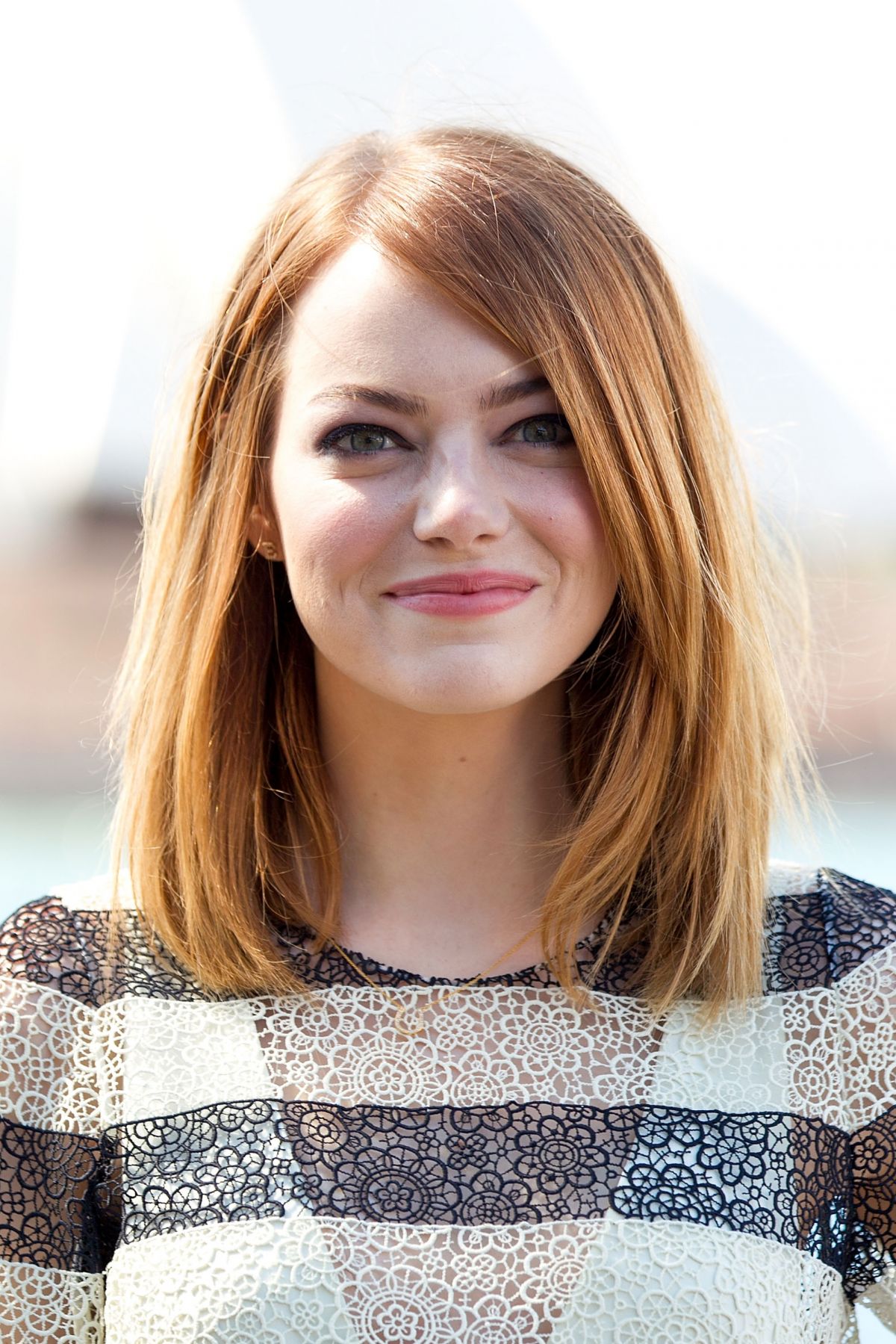 Emma Stone Hair Round Face Celebrities Hair Styles