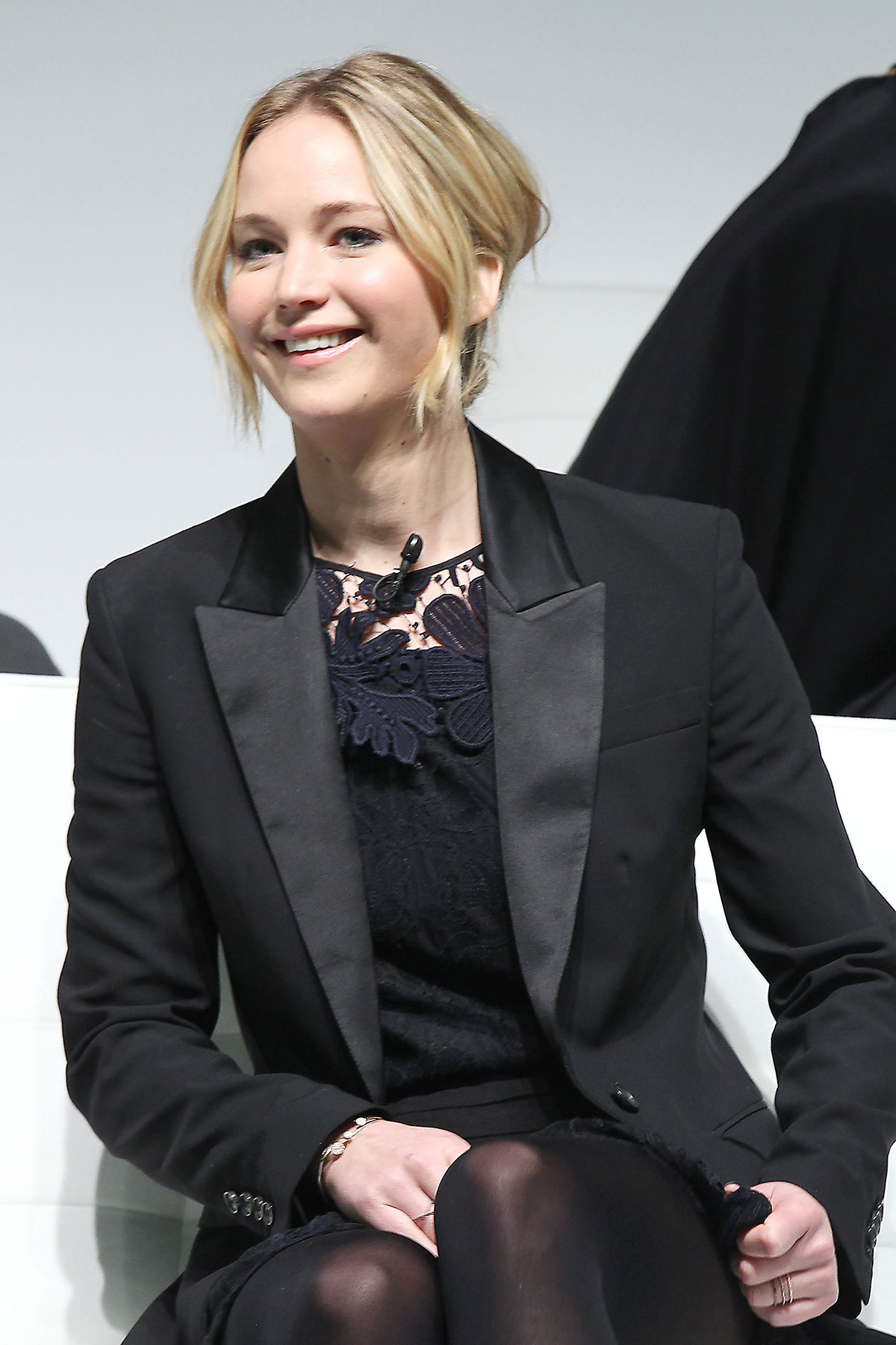 Jennifer Lawrence At The Hunger Games Mockingjay Part 1 Press Conference In New York Hawtcelebs 