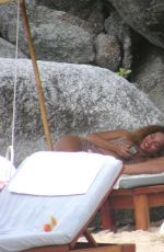 Beyonce in Bikini on the Beach in Thailand | GotCeleb