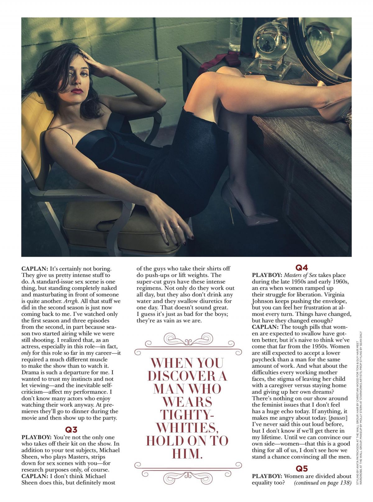 LIZZY CAPLAN in Playboy Magazine, July/August 2015 Issue ...