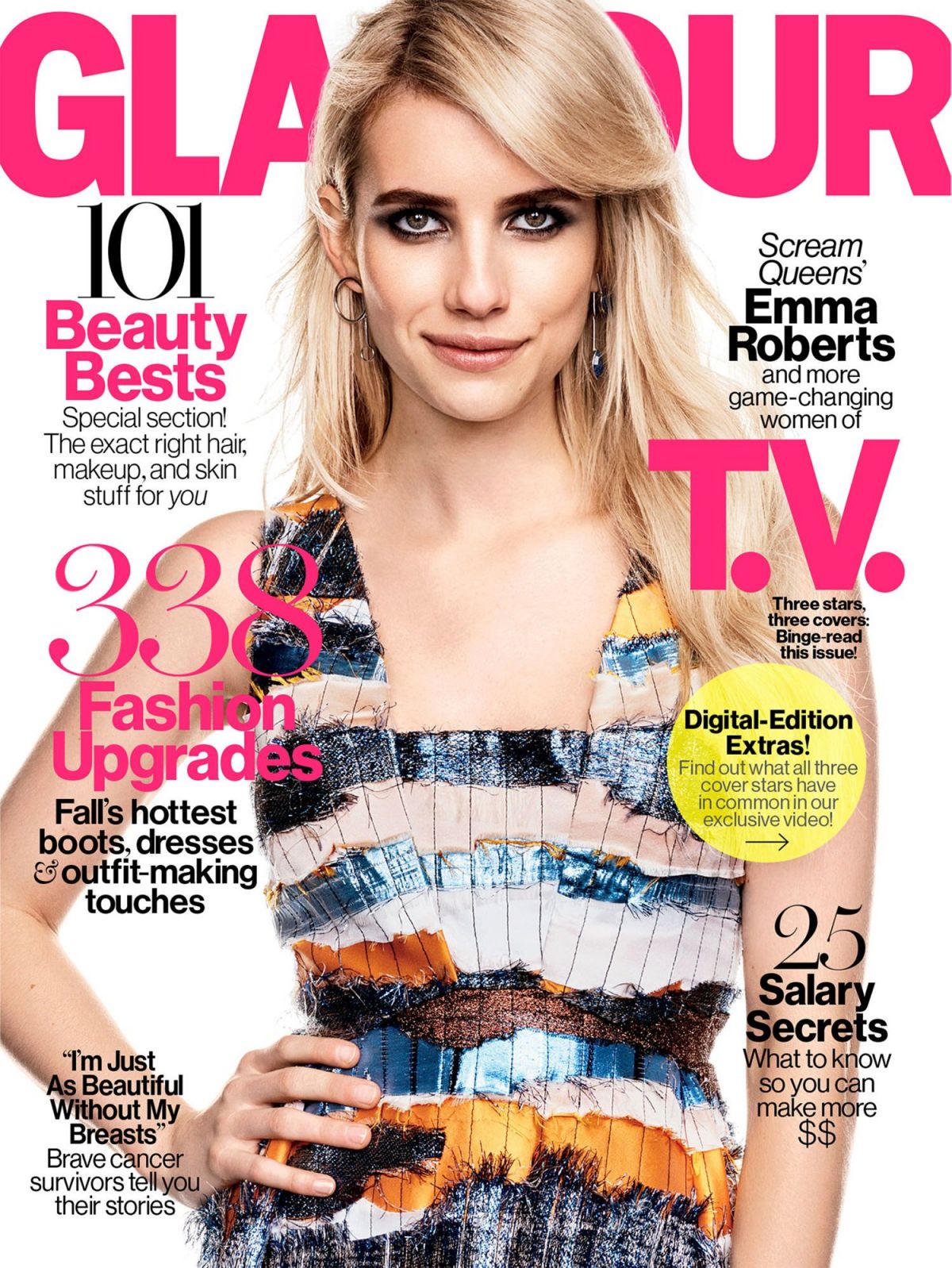 USA Fashion | Music News: EMMA ROBERTS in Glamour Magazine ...
