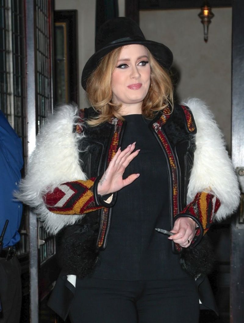 ADELE Out and About in New York 11/20/2015 - HawtCelebs - HawtCelebs