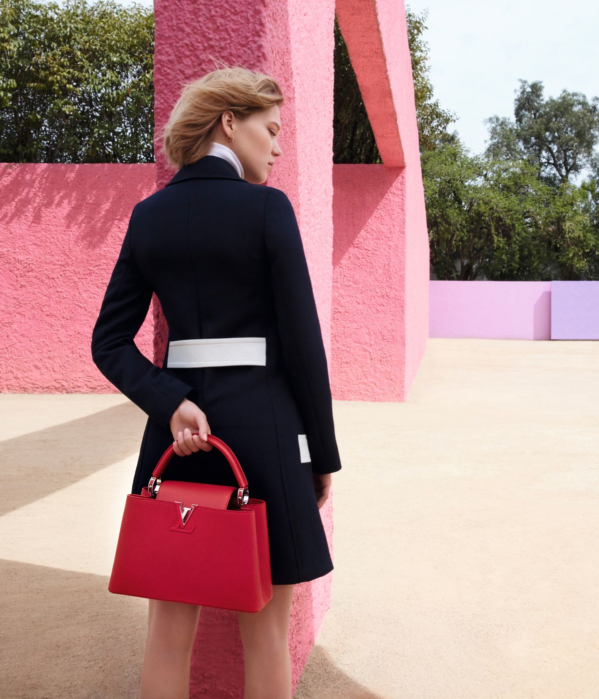 Louis Vuitton Tuileries Besace Bag in Red