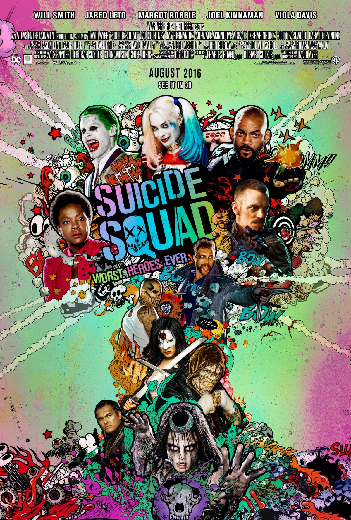 Margot Robbie Suicide Squad Posters Hawtcelebs