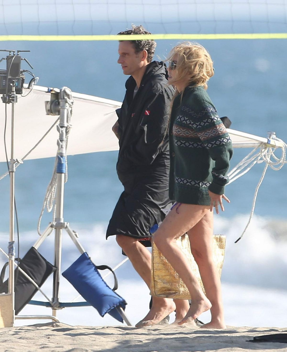 SHARON STONE on the Set of ‘A Little Something for Your Birthday’ at a Beach in ...1200 x 1473