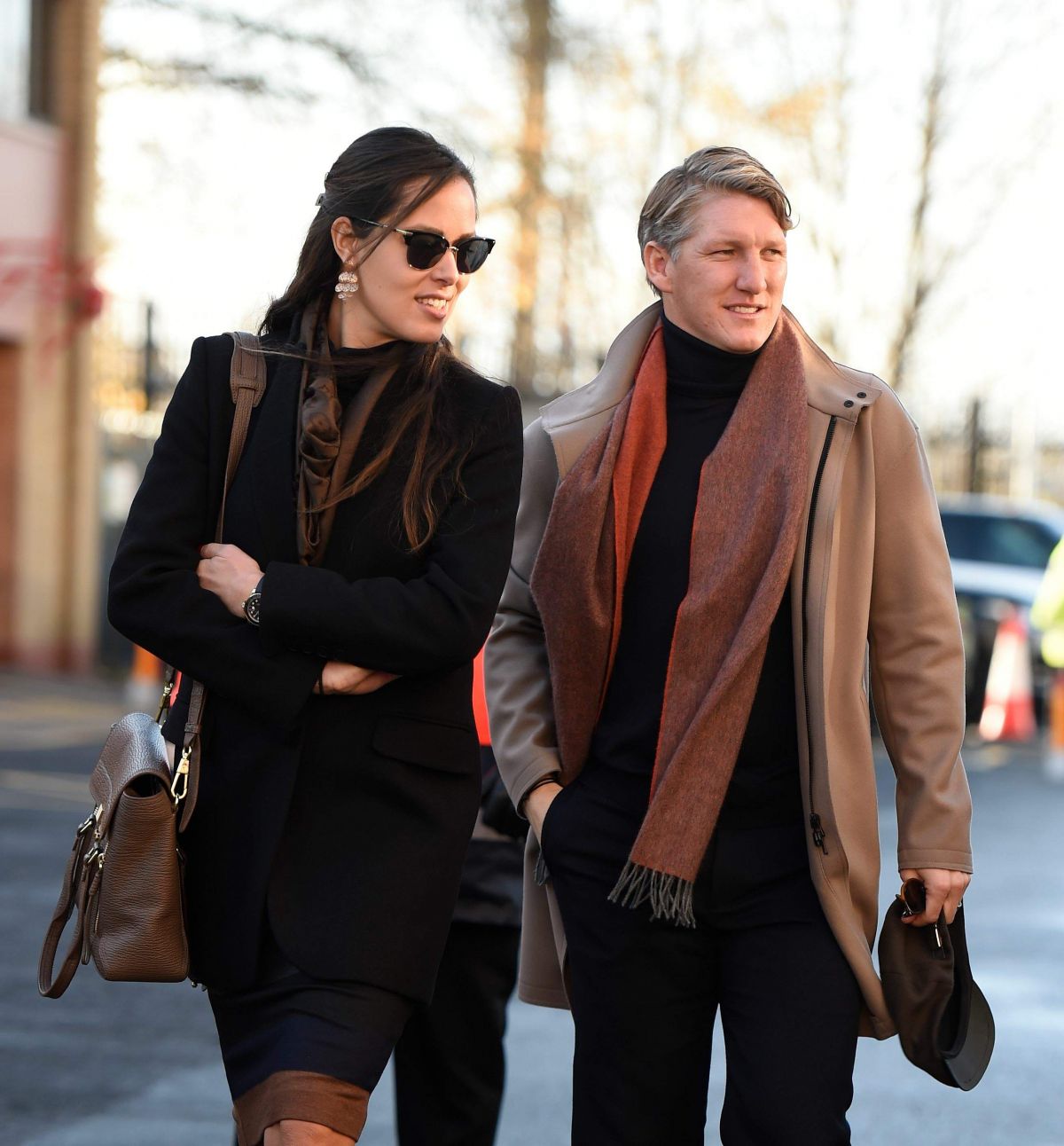 ANA IVANOVIC and Bastian Schweinsteiger at Old Traford in Manchester 11