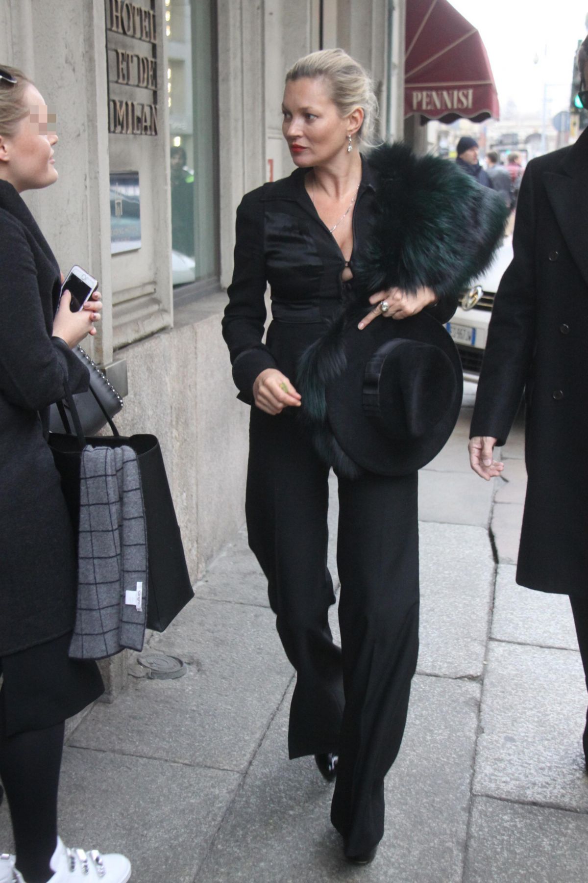 KATE MOSS Out and About in Milan 02/27/2017 - HawtCelebs1200 x 1800