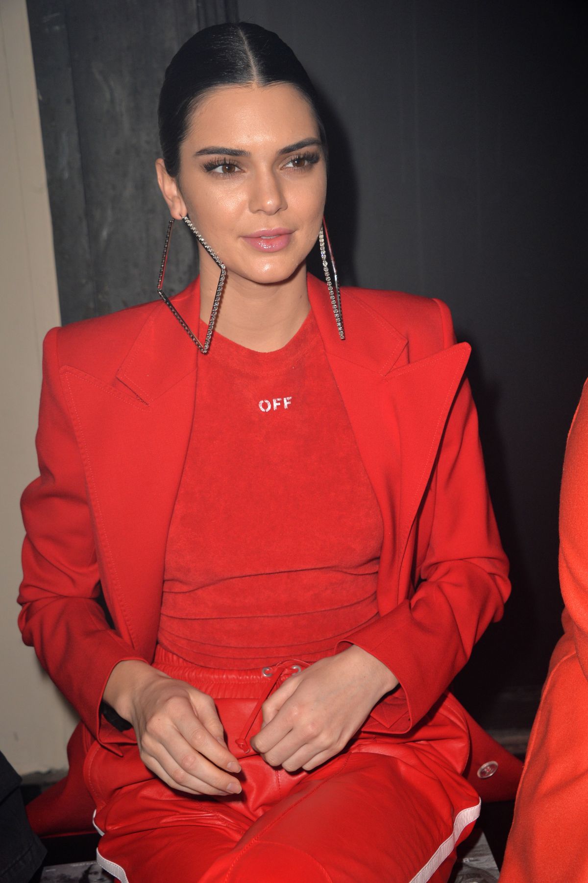 KENDALL JENNER at Off-white Fashion Show at Paris Fashion Week 03/02/2017 - HawtCelebs