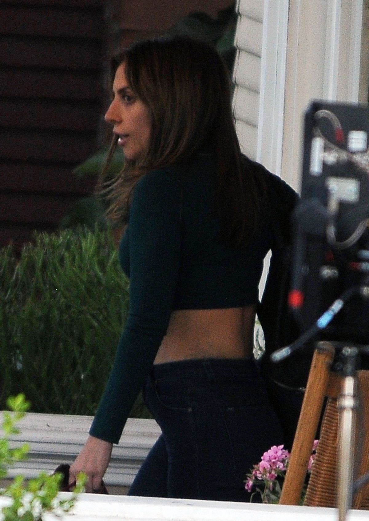 Lady Gaga On The Set Of A Star Is Born Her First Feature