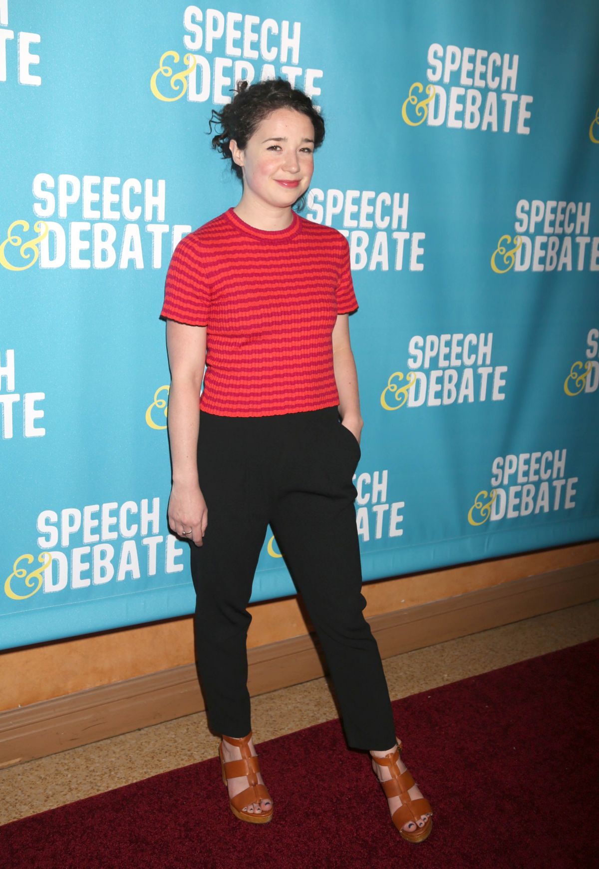 Sarah Steele At Speech Debate Premiere In New York 04 02 20174 