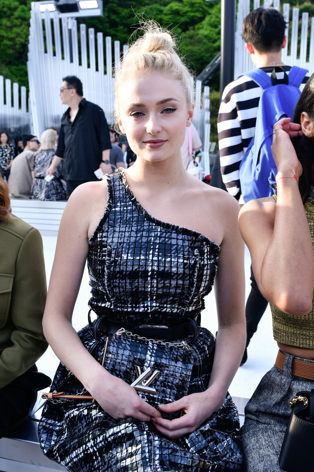 SOPHIE TURNER at Louis Vuitton 2018 Cruise Collection Shiow in Kiko - HawtCelebs