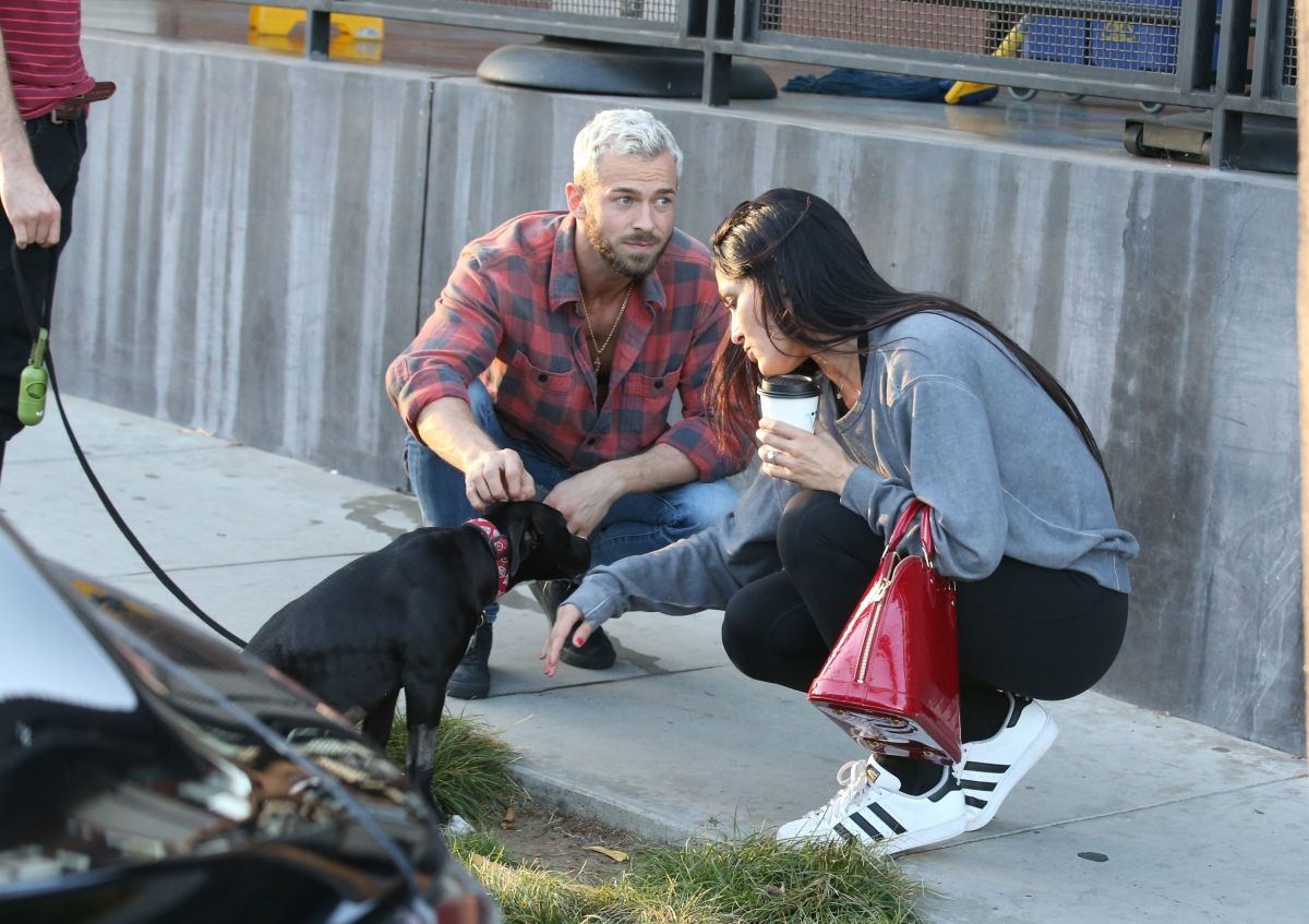 NIKKI BELLA and Artem Chigvintsev at Verne Coffee in West Hollywood 10/04/2017 ...