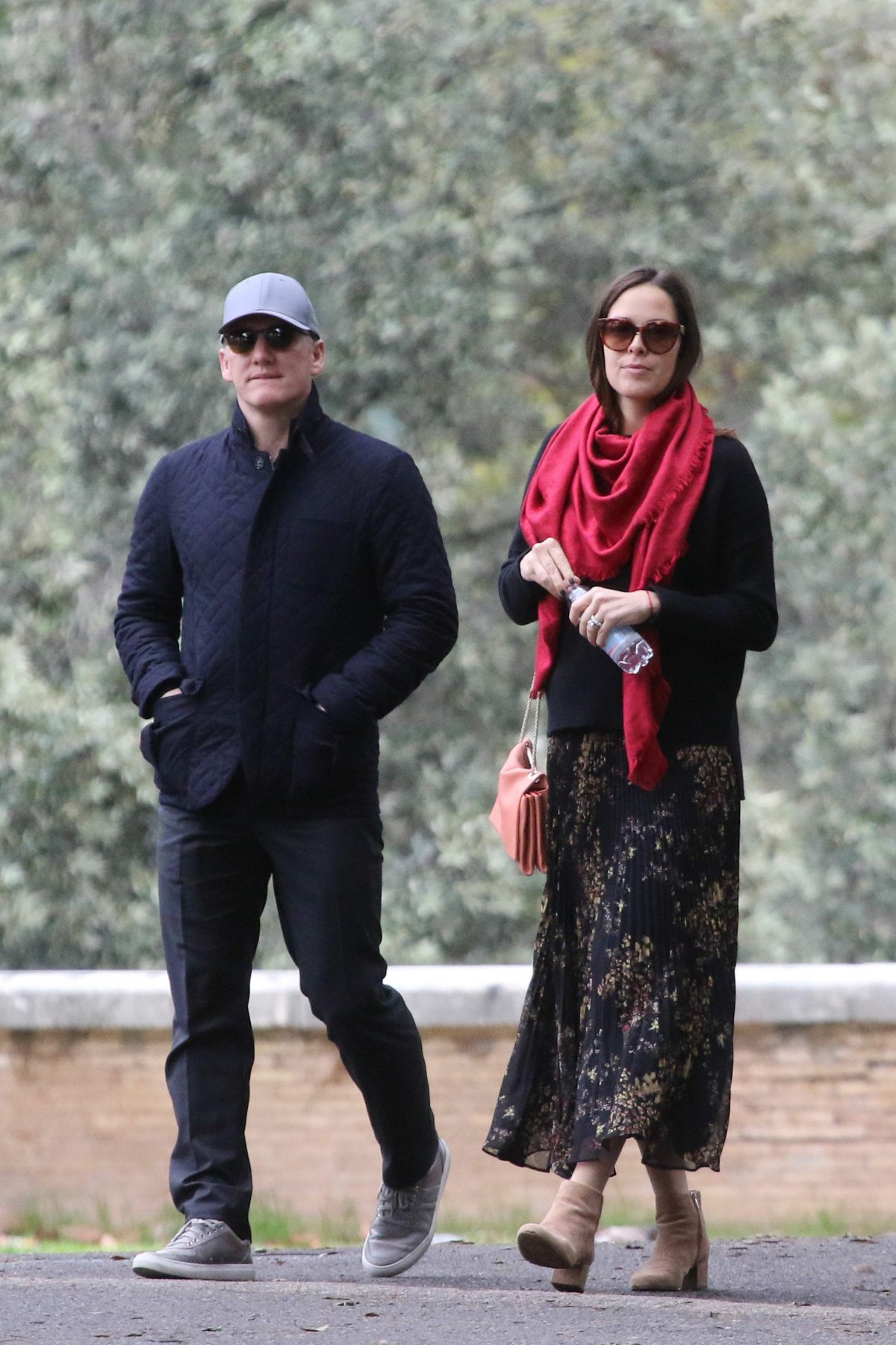 ANA IVANOVIC and Bastian Schweinsteiger on Vacation in Rome 11/11/2017