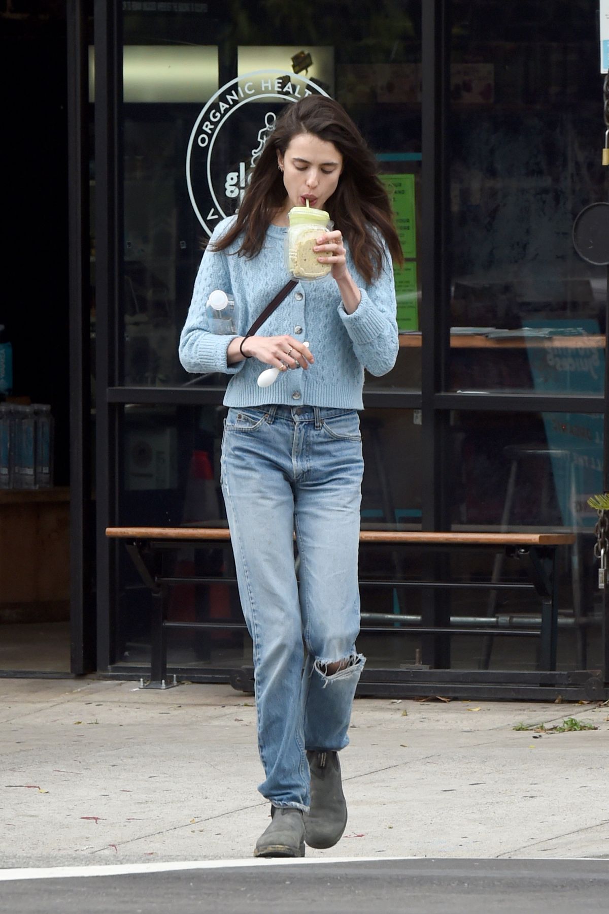 MARGARET QUALLEY Out For Healthy Juice In Los Angeles 03 16 2020