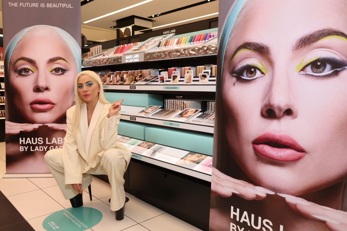 Lady Gaga Celebrates Launch Of Haus Labs At Sephora Westfield Century
