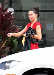 Adriana Lima Heading at the Gym