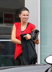 Adriana Lima Heading at the Gym