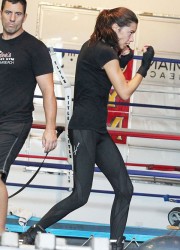 Adriana Lima at Boxing Session