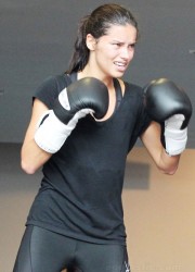 Adriana Lima at Boxing Session