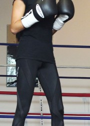 Adriana Lima at Boxing Session