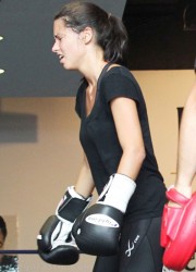 Adriana Lima at Boxing Session