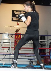 Adriana Lima at Boxing Session