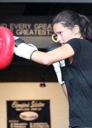 Adriana Lima at Boxing Session