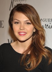 Aimee Teegarden at the GUESS and VOGUE