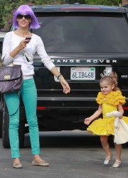 Alessandra Ambrosio Out For Kids Halloween Party in Los Angeles