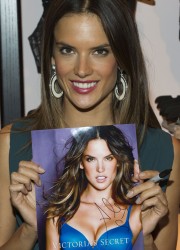 Alessandra Ambrosio at Victoria's Secret Store