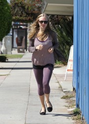 Amanda Seyfried Jogging in Los Angeles
