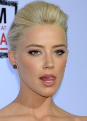 Amber Heard at The Rum Diary Premiere