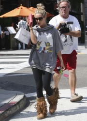 Ashley Tisdale Shopping in Beverly Hills