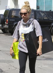 Ashley Tisdale Shopping in Beverly Hills